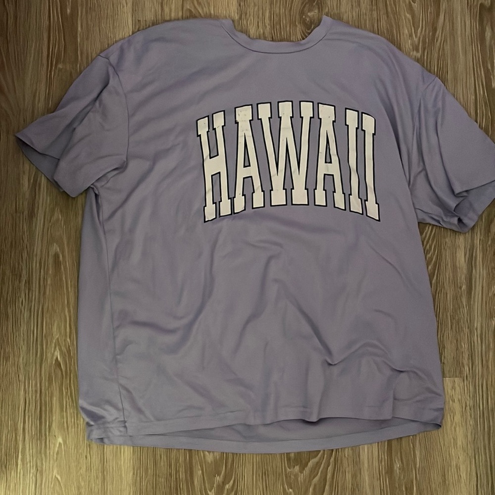 Shein Hawaii purple t-shirt size:large